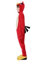 Kids Angry Birds Red Costume Jumpsuit Alt 2