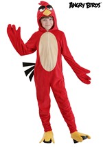 Kids Angry Birds Red Costume Jumpsuit Alt 4