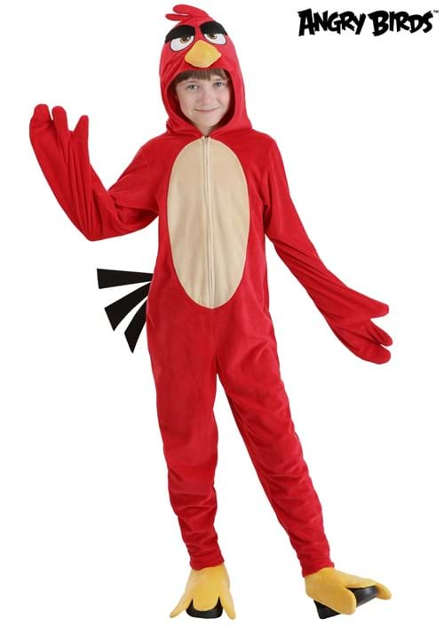 Kid's Angry Birds Red Costume Jumpsuit