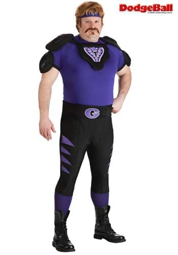 Plus Size Dodgeball Purple Cobra Costume