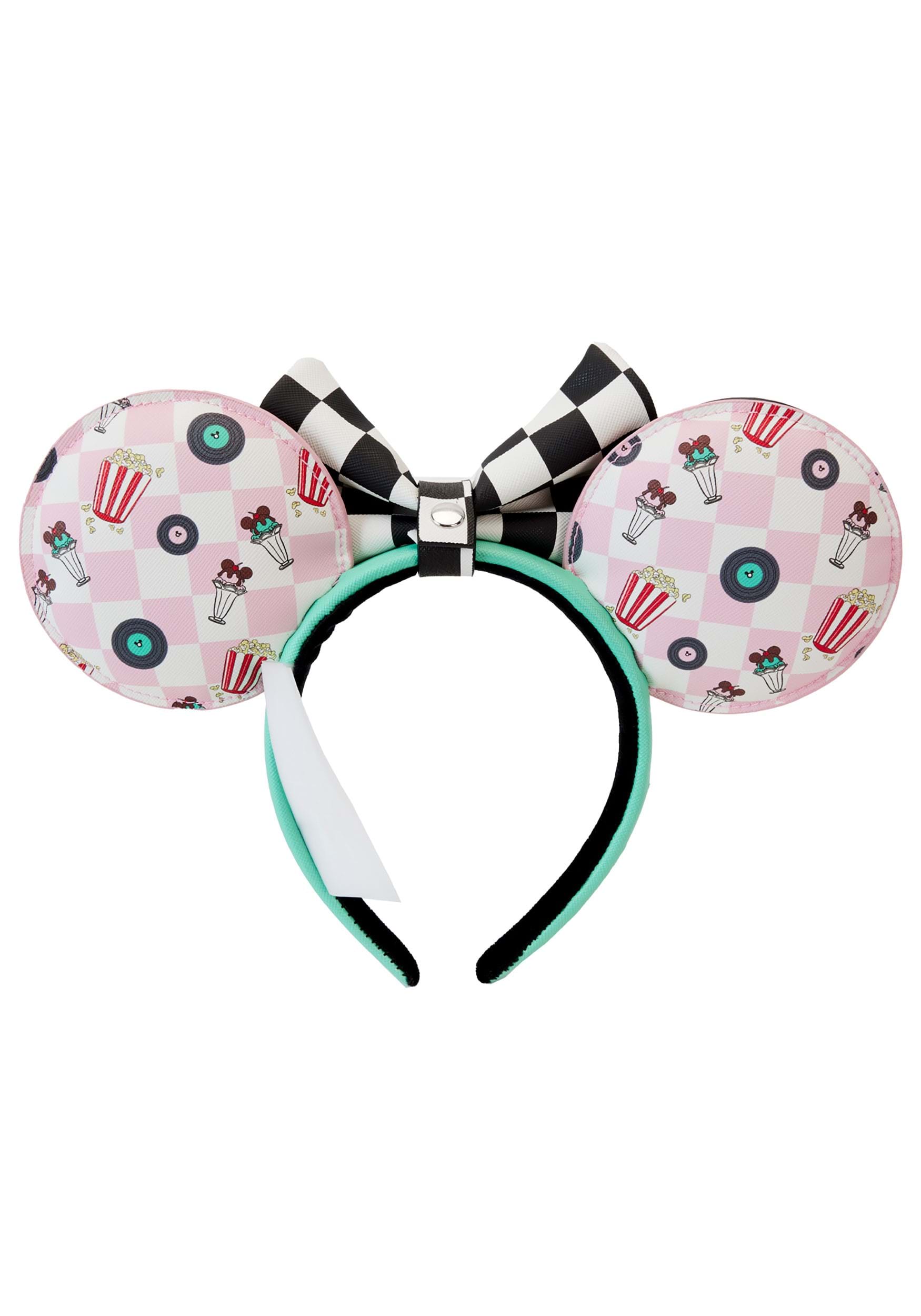 Loungefly Disney Mickey & Minnie Diner Date Records Headband