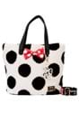 Minnie Mouse Loungefly Rocks the Dots Sherpa Tote Bag