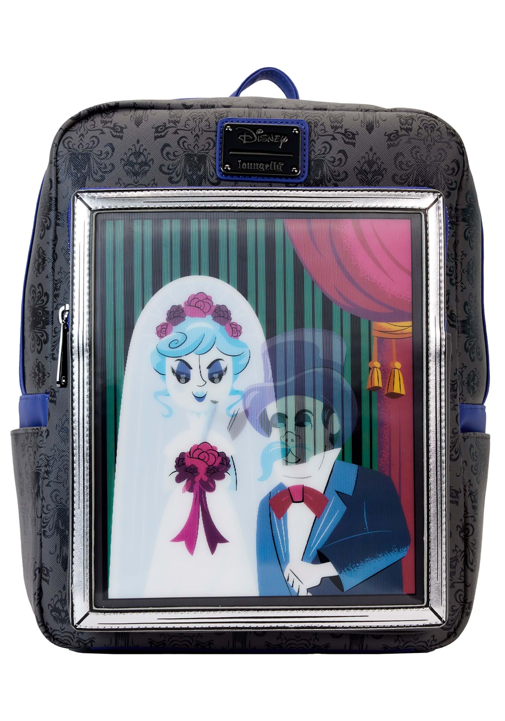 Loungefly Haunted Mansion Black Widow Bride Portrait Mini Backpack , Disney Backpacks