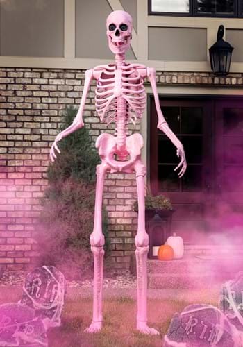 8FT Animated Giant Pink Skeleton Decoration Main