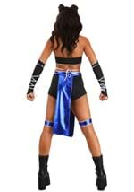 Womens Sexy Blue Mortal Ninja Costume Alt 3