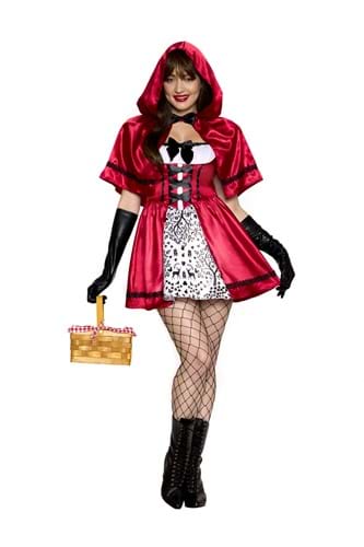 Womens Gothic Red Riding Hood