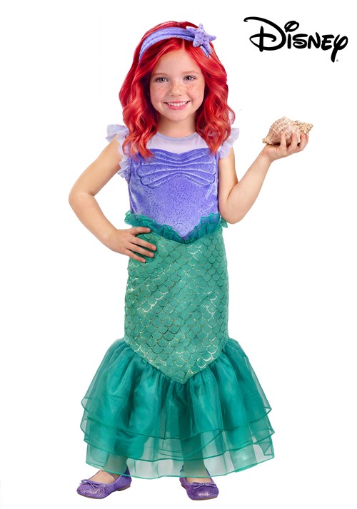 Girl's Toddler Premium Disney Ariel Costume main