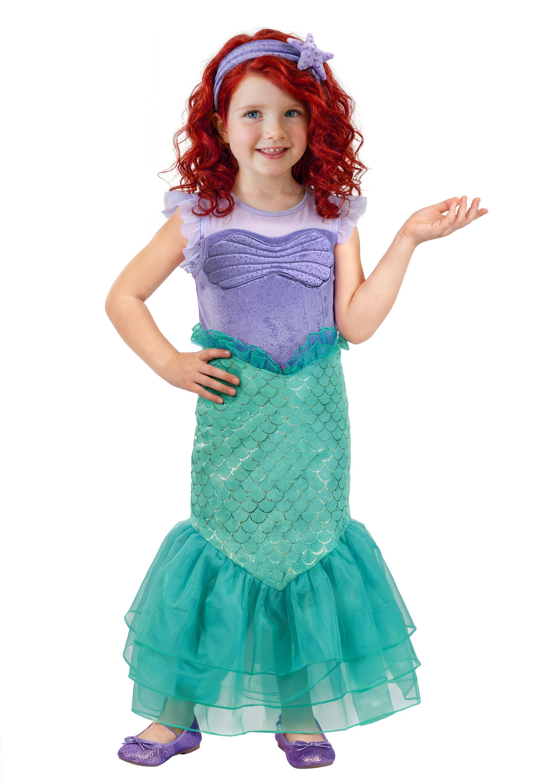 Girl's Toddler Disney Ariel Premium Costume | Little Mermaid Costumes