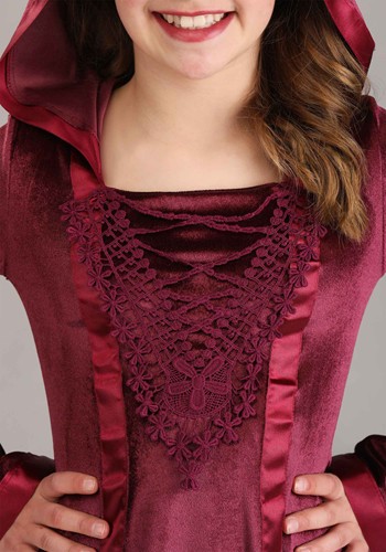 Hooded Renaissance Maiden Girl's Costume | Historical Costumes