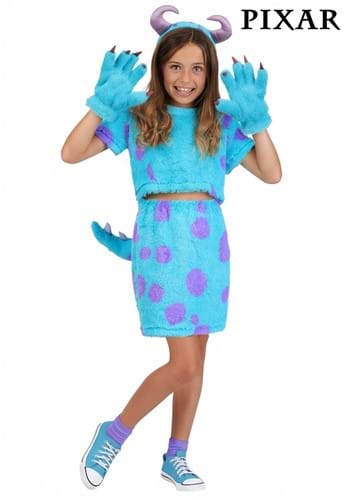 Girls Pixar Monsters Inc Sulley Costume
