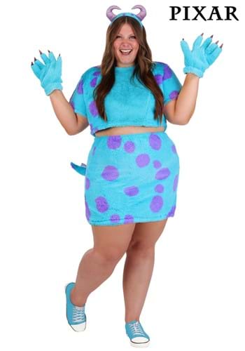 Plus Size Pixar Monsters Inc Sulley Costume for Women