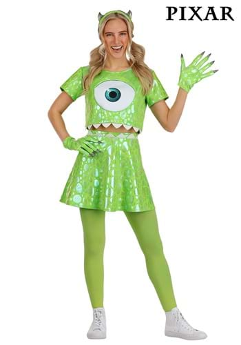 Womens Pixar Monsters Inc Mike Wazowski Costume