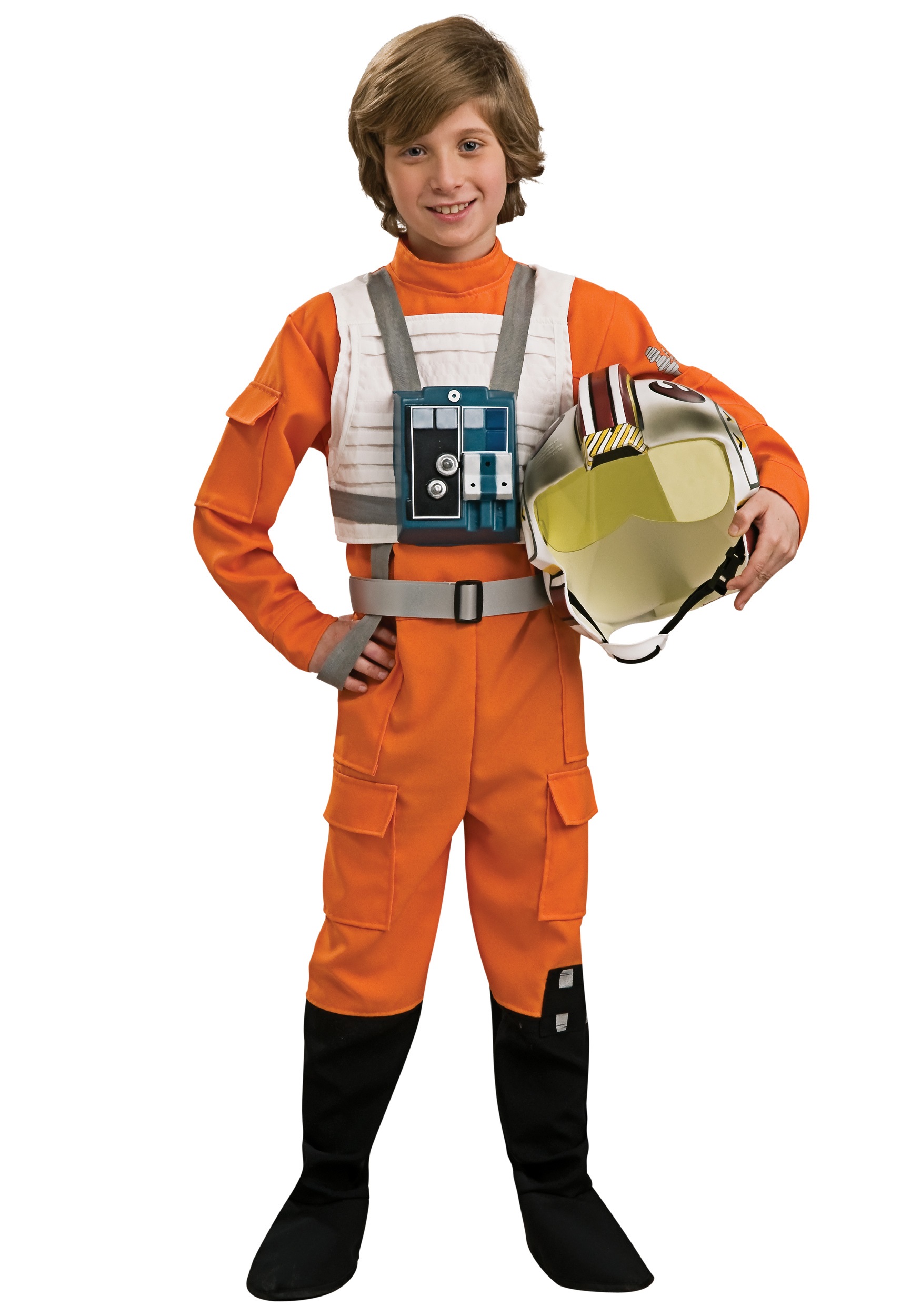 Disfraz de niño piloto de X-ala Multicolor