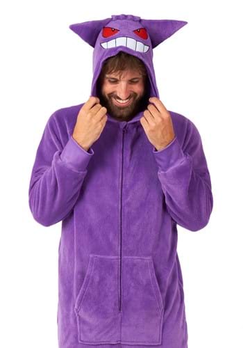 Pokémon Adult Gengar Costume Onesie | Pokémon Costumes