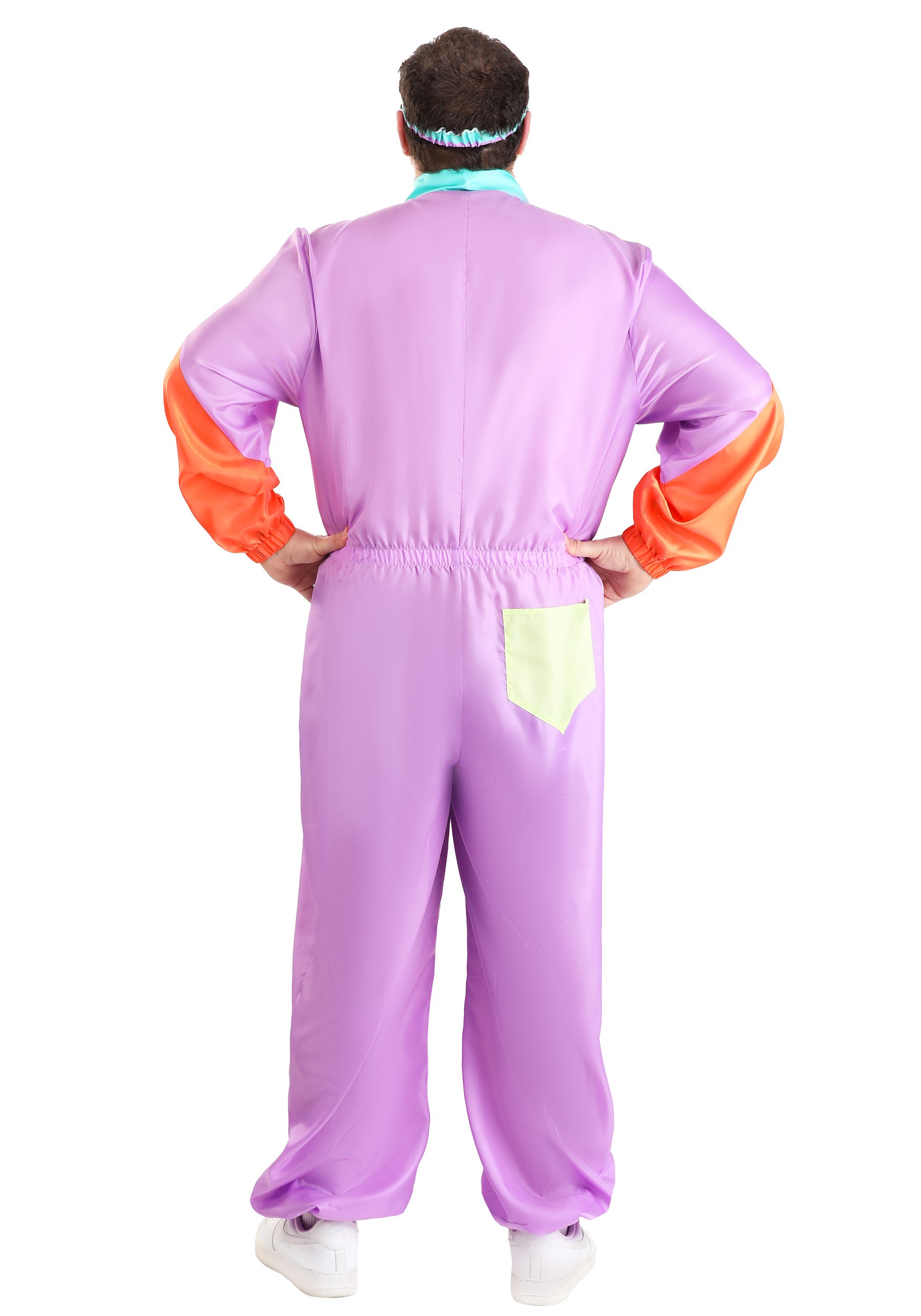 Plus Size Men's 80's Tracksuit Costume | Made by Us Halloween Costumes