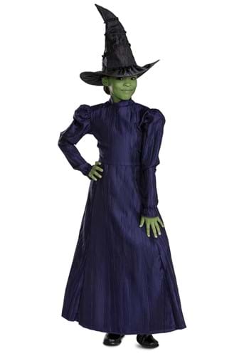 Child Wicked Deluxe Elphaba Costume | Wicked Costumes