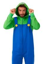 Super Mario Bros Adult Luigi Onesie Alt 1