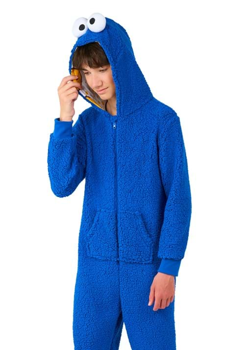 Sesame Street Cookie Monster Kid's Costume Onesie | Sesame Street Costumes