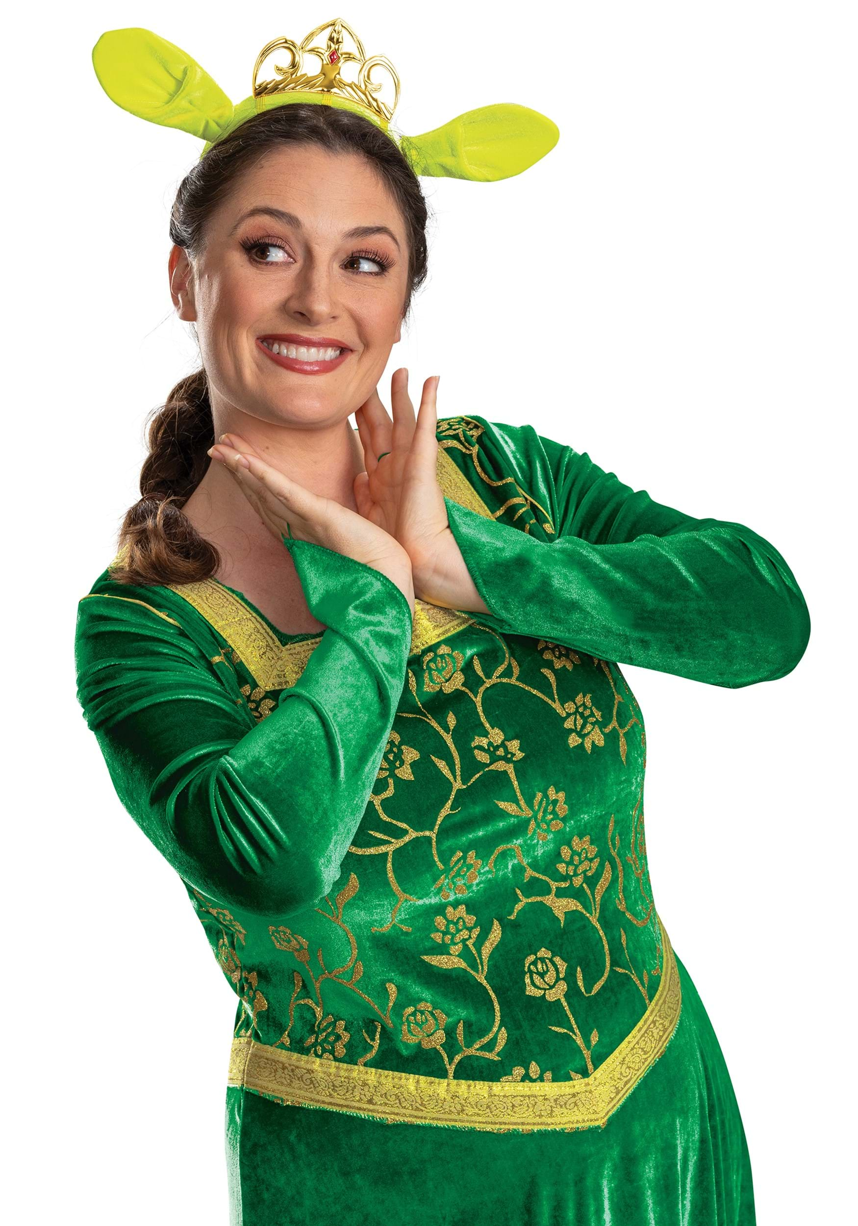 Deluxe Shrek Fiona Women's Costume Dress | Shrek Costumes