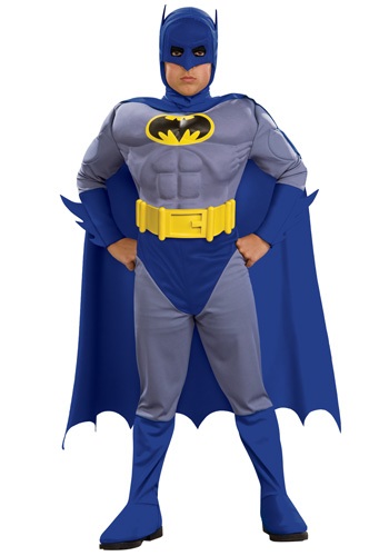 Rubie's Costumes Batman Brave Muscle Child Halloween Costume, Blue, S