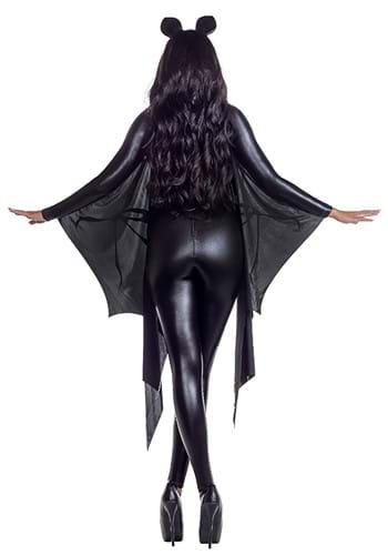 Sexy Women's Skeleton Bat Jumpsuit Costume with Attached Wings | Bat Costumes