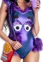 Womens Sexy Purple Grim Milkshake Monster Costume Alt 3