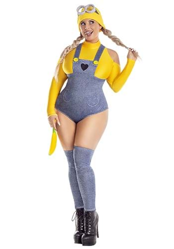 Plus Size Sexy Yellow Henchmen Baddie Costume