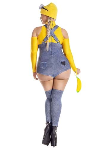 Plus Size Sexy Yellow Henchmen Baddie Women's Costume | Sexy Movie Costumes