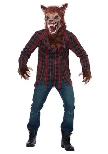 Men's Full Moon Werewolf 3pc Costume
