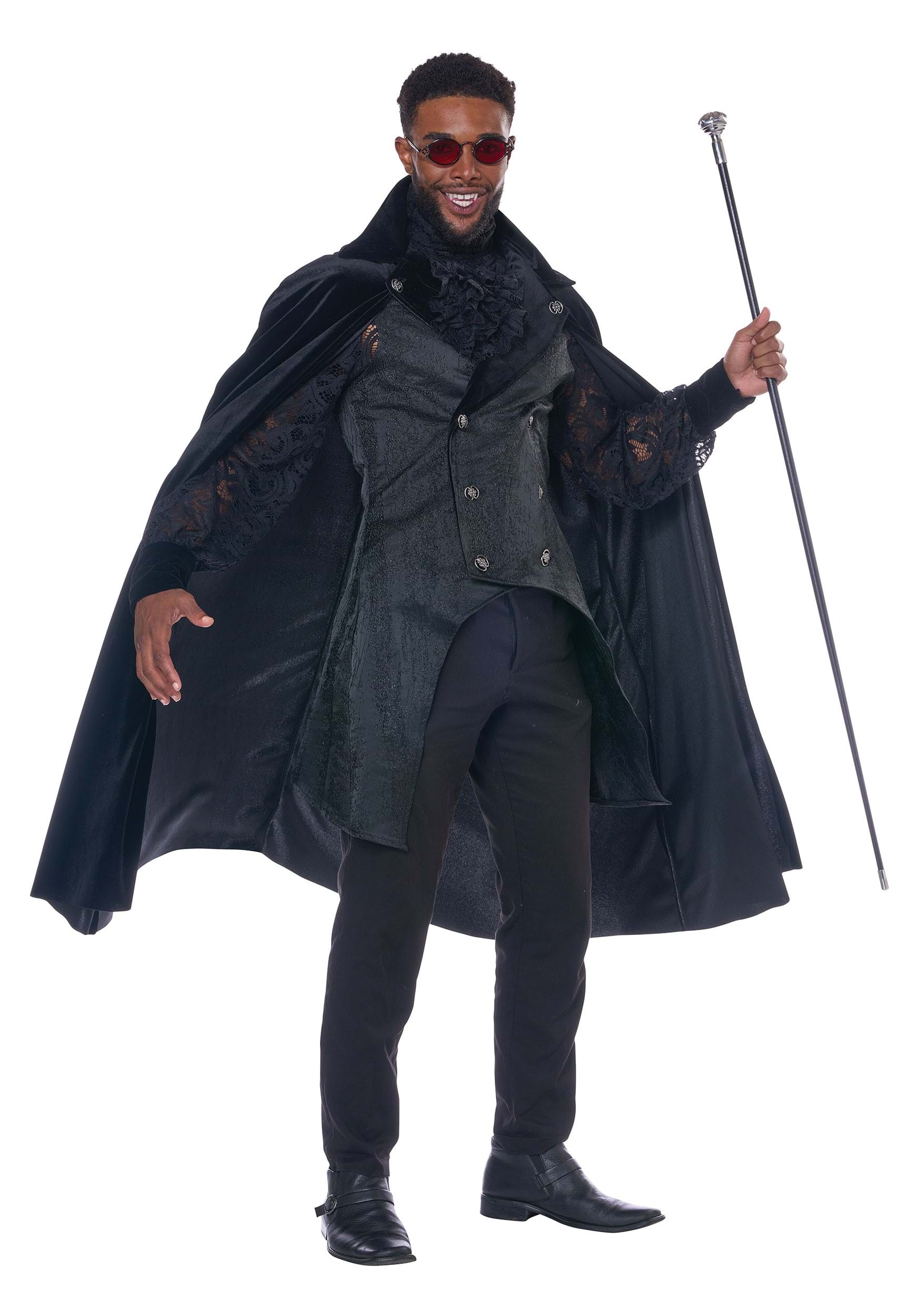 Men's Deluxe Dashing Count Dracula 3 Piece Costume | Vampire Costumes