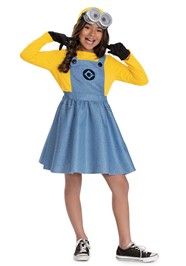 Despicable Me Girl s Minion Costume Dress Movie Costumes