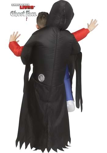 Child Inflatable Ghost Face Piggyback Costume | Horror Movie Costumes