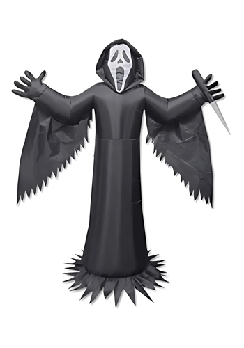 6FT Scream Ghost Face Inflatable Halloween Decoration | Inflatable Decorations