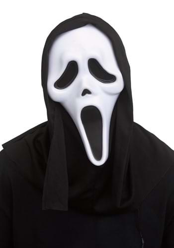 Color Changing Ghost Face Adult Costume Mask | Ghost Face Accessories