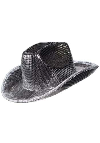 Disco Ball Tile Sequin Cowboy Hat