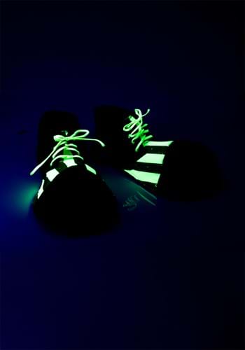 Blacklight Reactive Two Tone Adult Clown Shoes | Clown Accessories