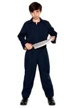 Kids Dark Blue Mechanic Coveralls Costume