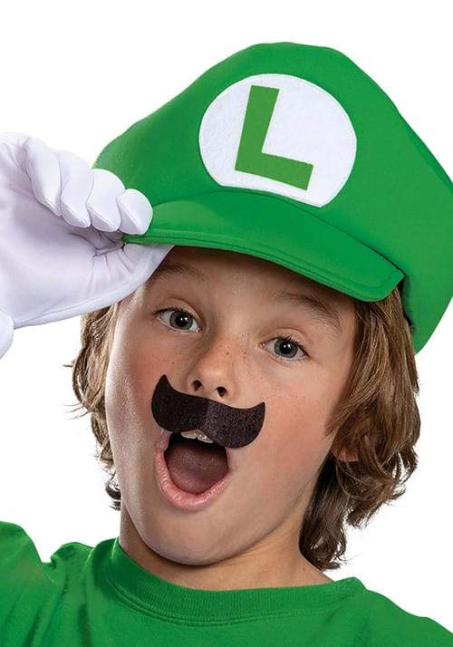 Kid's Super Mario Classic Luigi Elevated Accessory Kit | Video Game ...