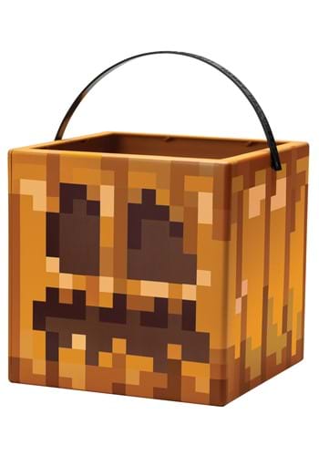 Minecraft Jack O Lantern Treat Pail