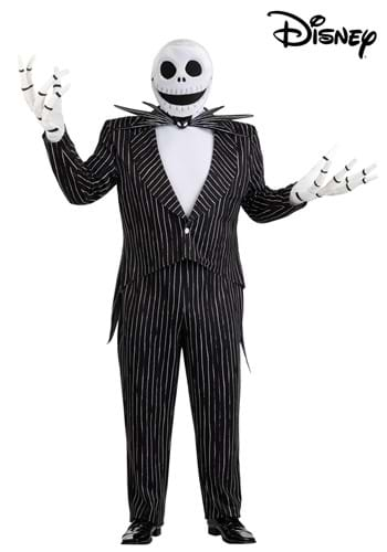 Plus Size Authentic Disney Jack Skellington Costume