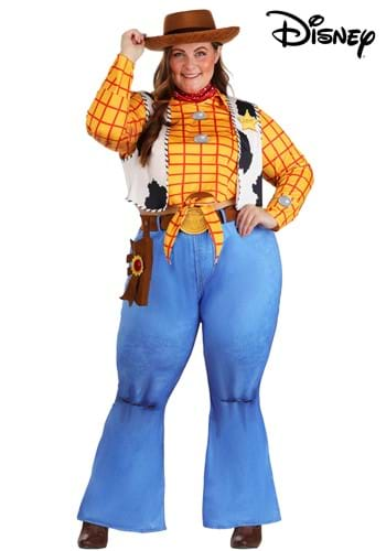 Plus Size Womens Deluxe Pixar Toy Story Woody Costume