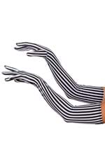 Womens Extra Long Stripe Beetle Ghost Gloves
