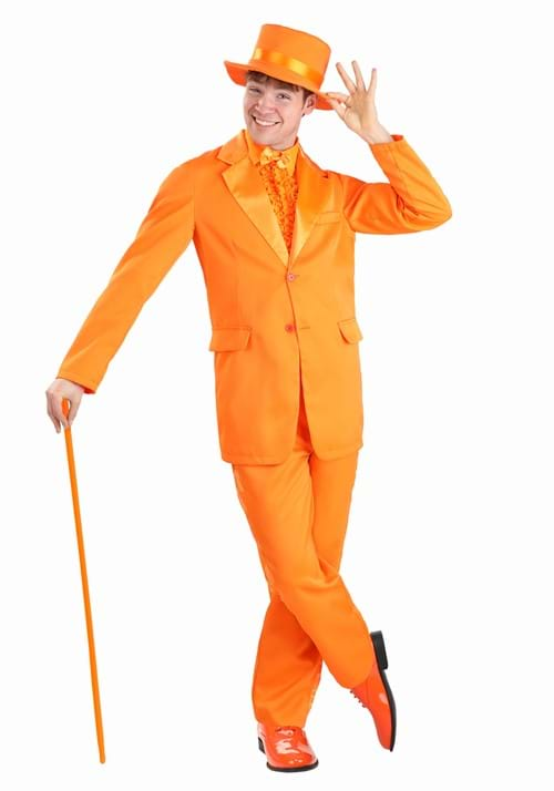 Adult Orange Tuxedo Costume | Movie Costumes