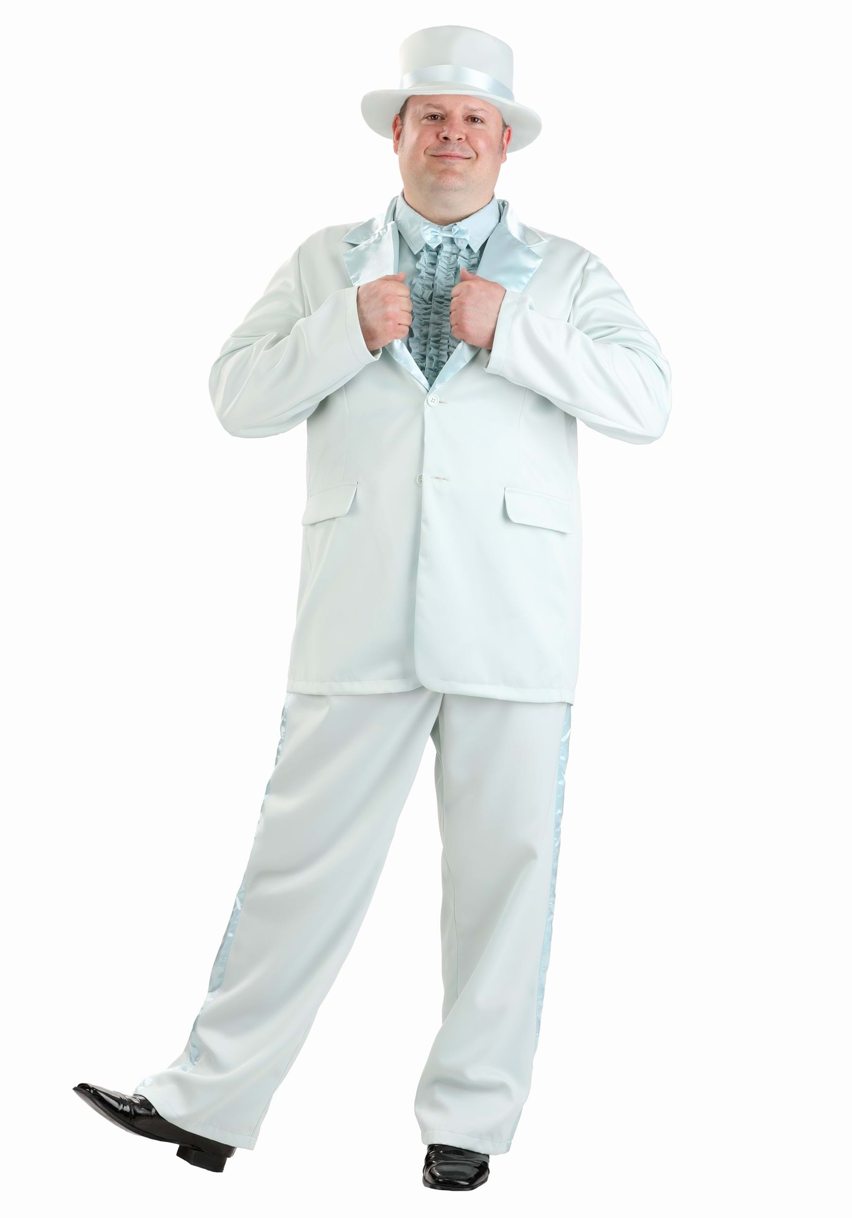 Men's Plus Size Blue Tuxedo Costume , Movie Costumes