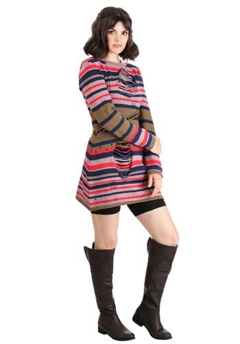 Astrid Striped Distressed Women's Sweater Dress | Movies Costumes