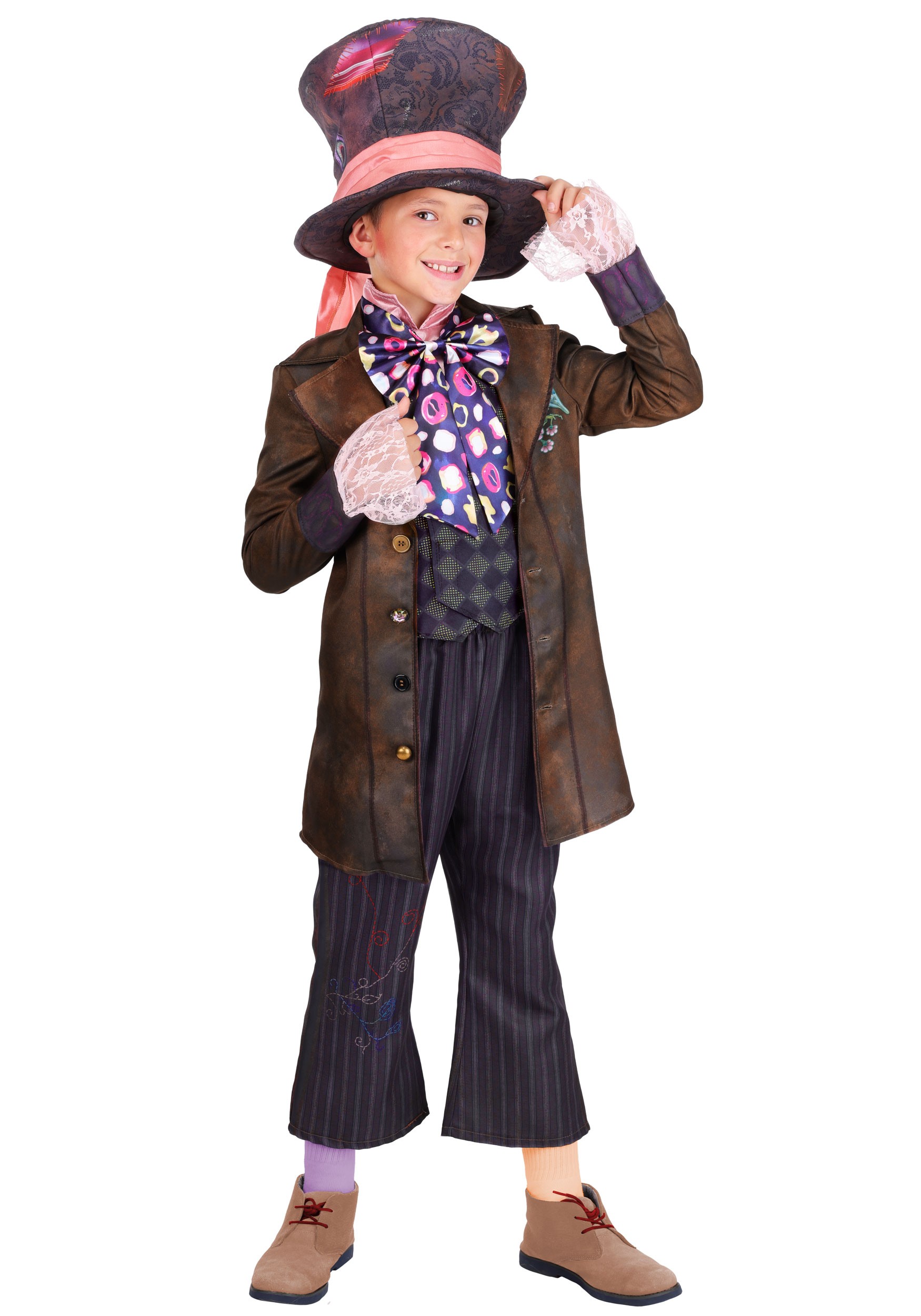 Boy's Live Action Deluxe Disney Mad Hatter Costume | Disney Costumes