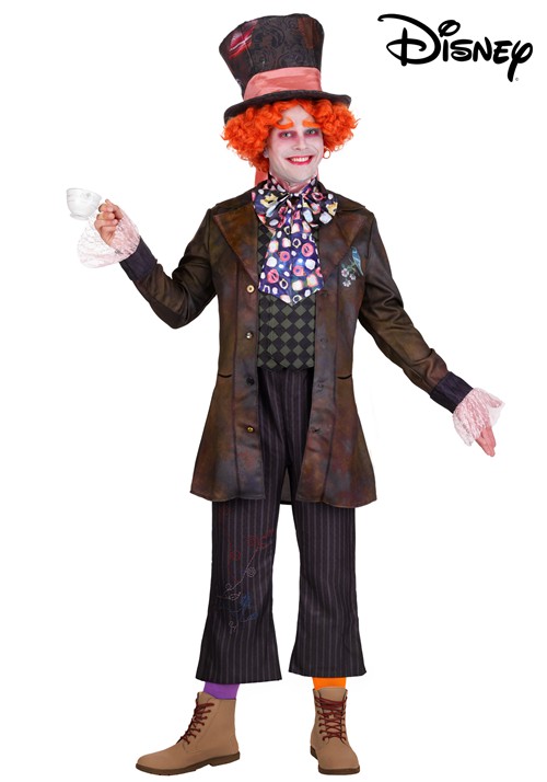 Adult Deluxe Live Action Disney Mad Hatter Costume