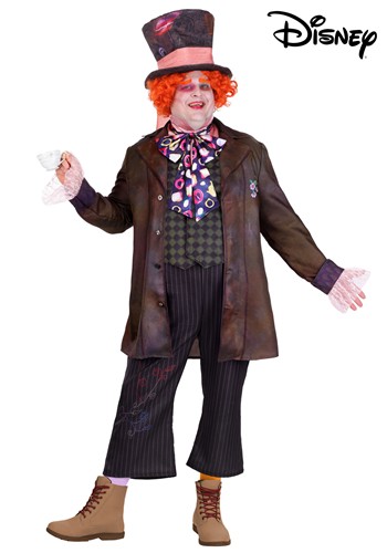 Plus Size Deluxe Live Action Disney Mad Hatter Cos