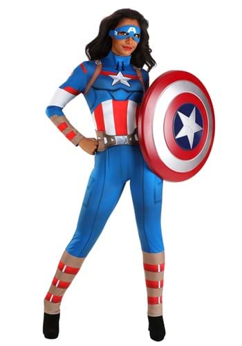 Womens Marvel Classic Captain America Costume
