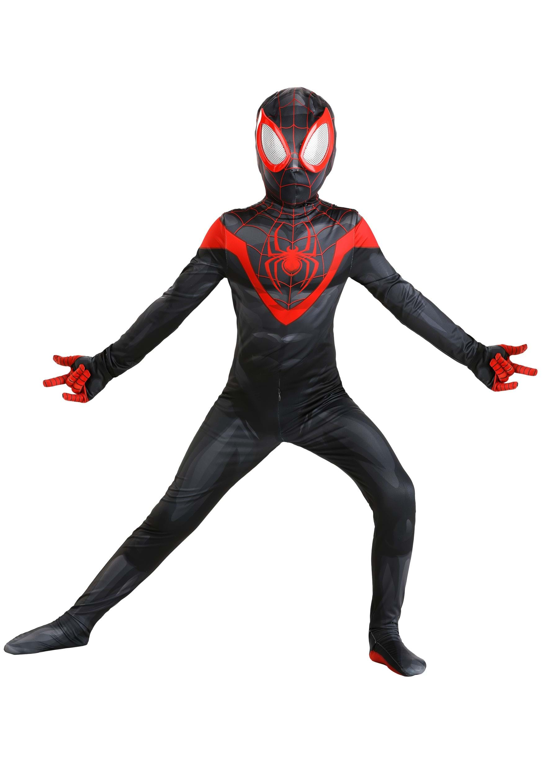 Child Marvel Miles Morales Zentai Suit Costume | Spider-Man Costumes